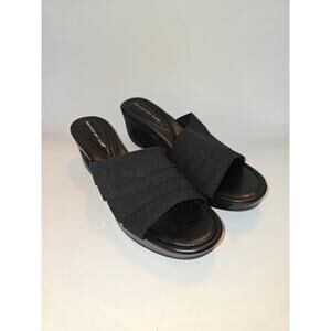 Montego‎ Bay Club Black Sherry Mules size 9M NIB